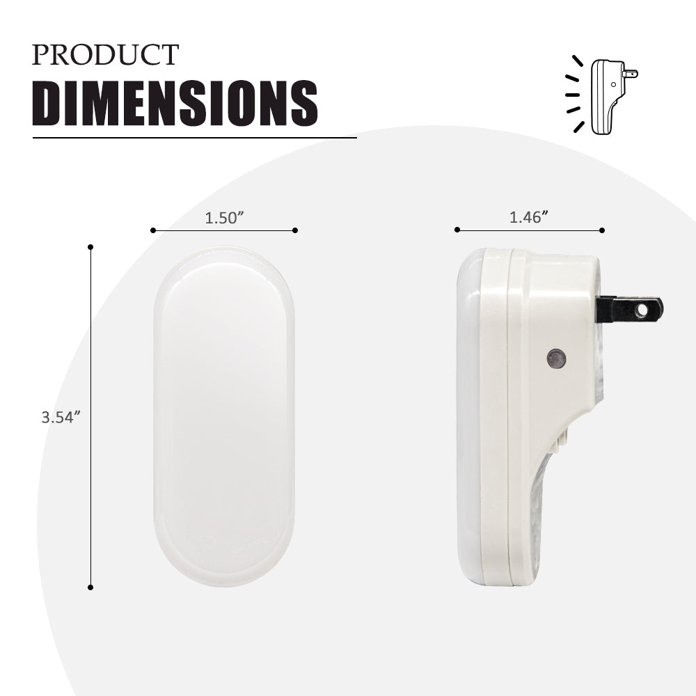 Photocell Control Plug-in Night Light