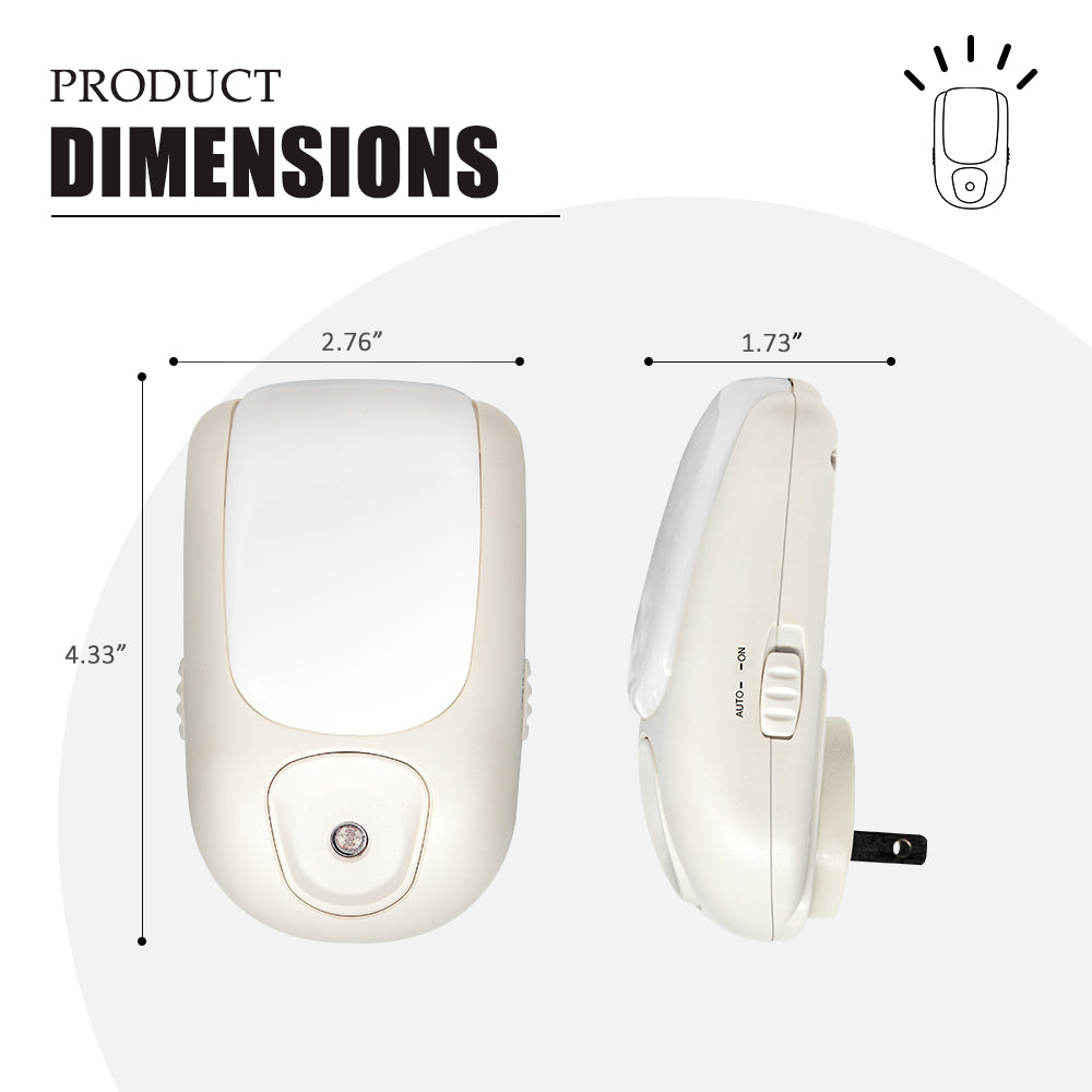 Five Color Changing Photocell Night Light