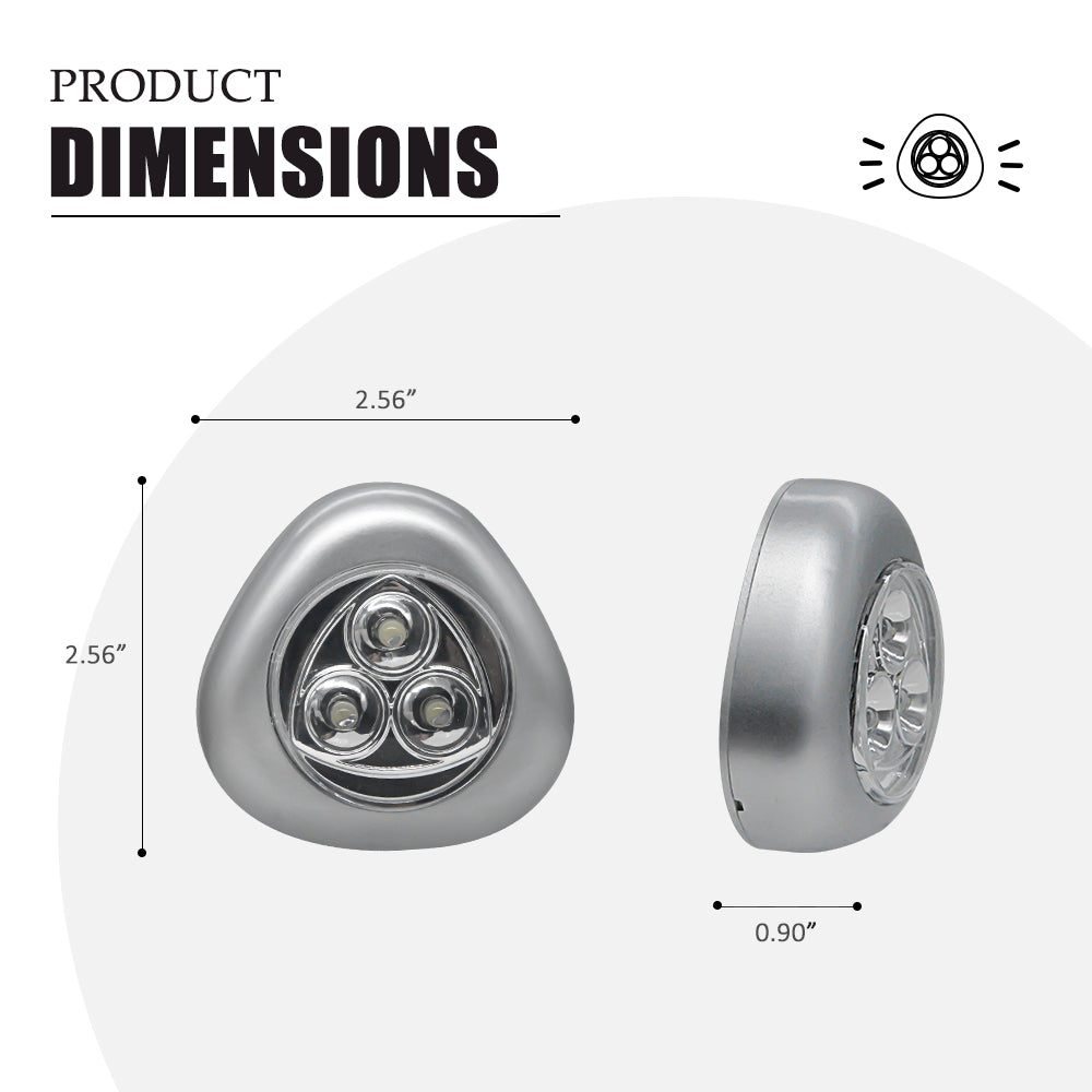 Switch Control Photocell Wireless Stick-On Portable Night Light