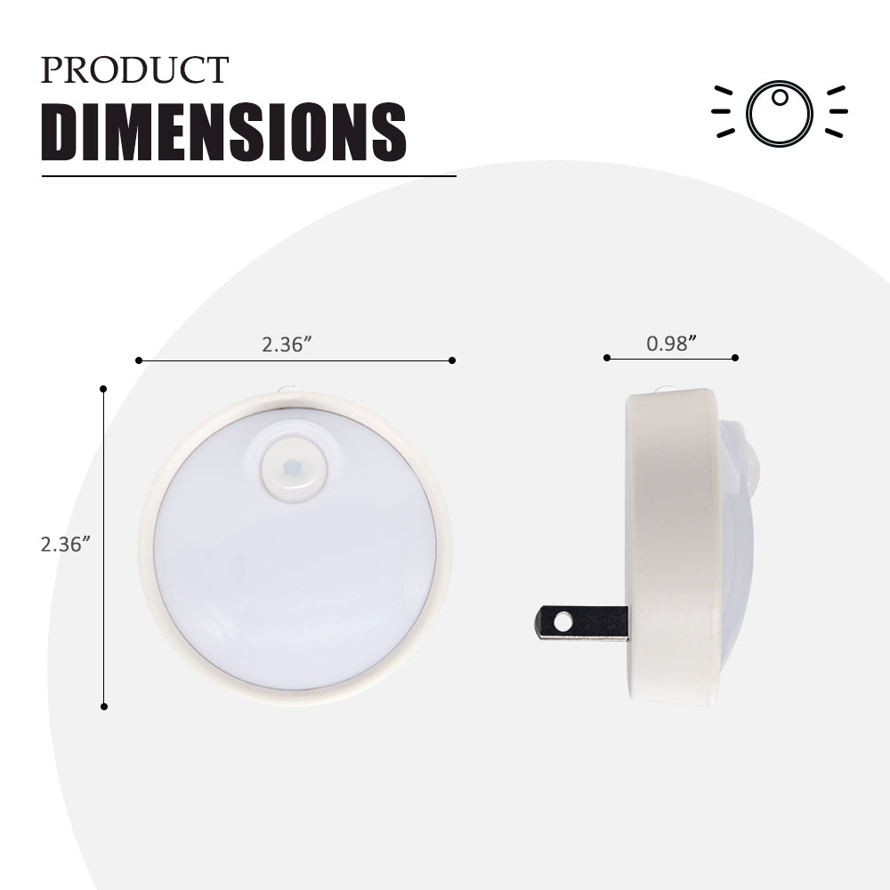 Round Shape Motion Sensor LED Night Light
