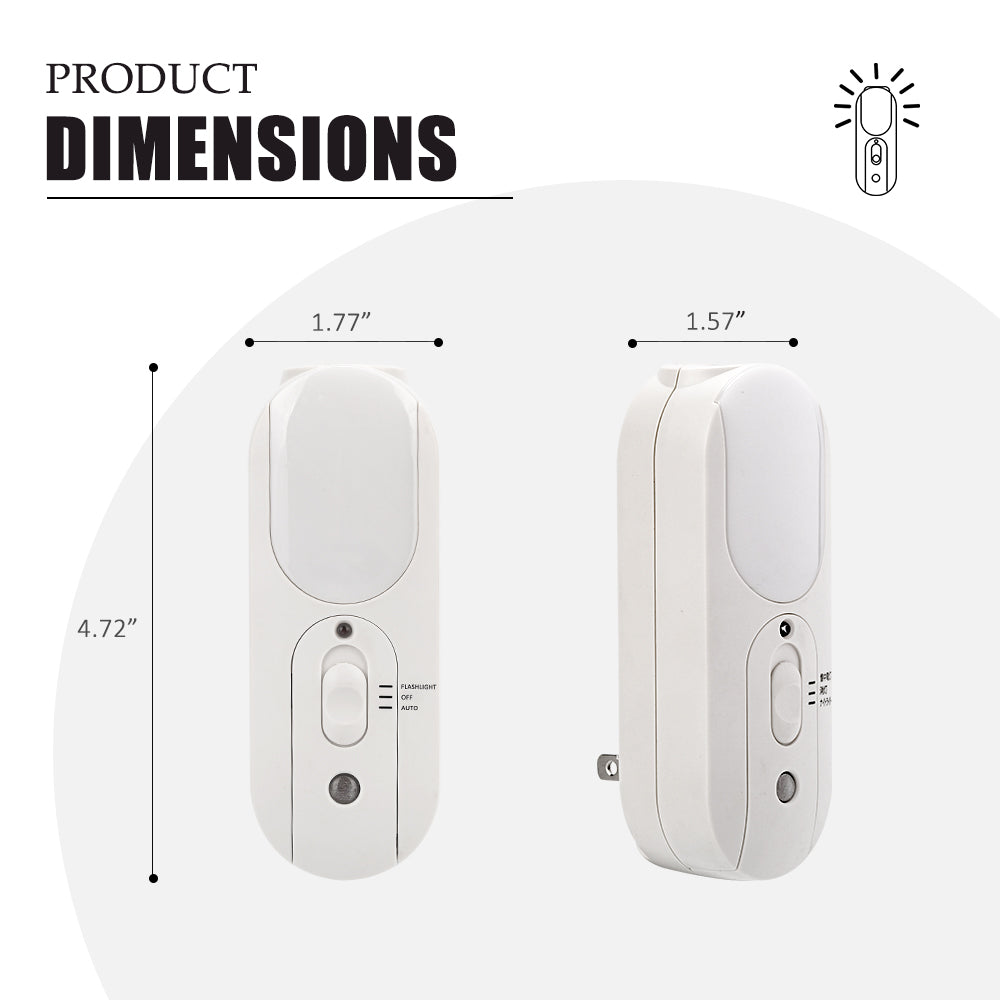 Induction Detector Flashlight LED Night Light