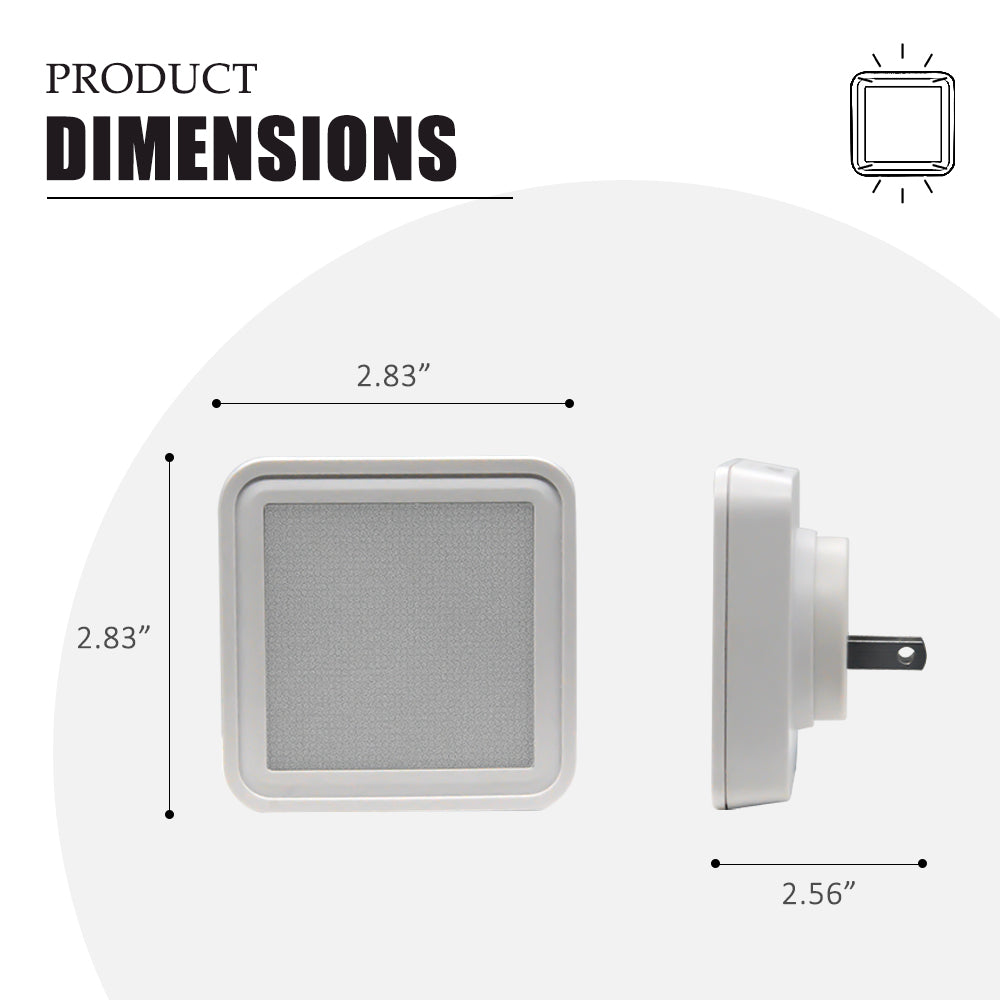 Compact And Portable Photocell LED Night Light