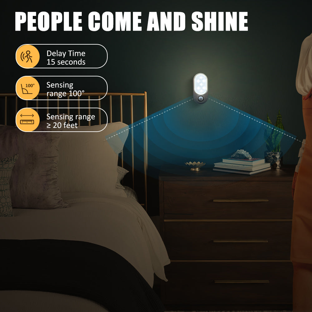 PIR LED Night Light Motion Sensor Control