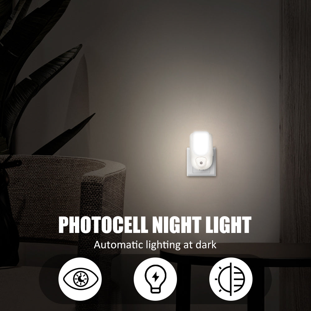 Five Color Changing Photocell Night Light