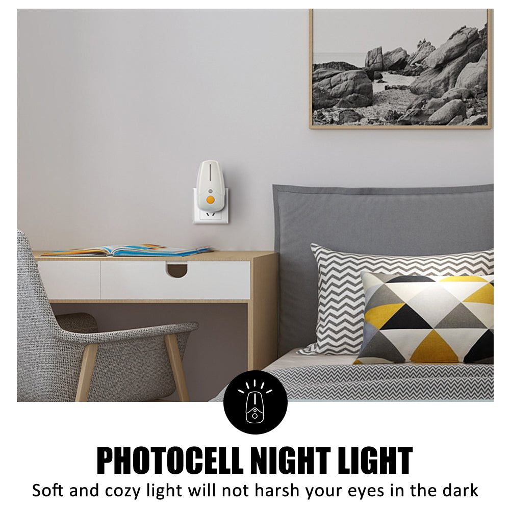 LED Projector Lamp Photocell Control Night Light