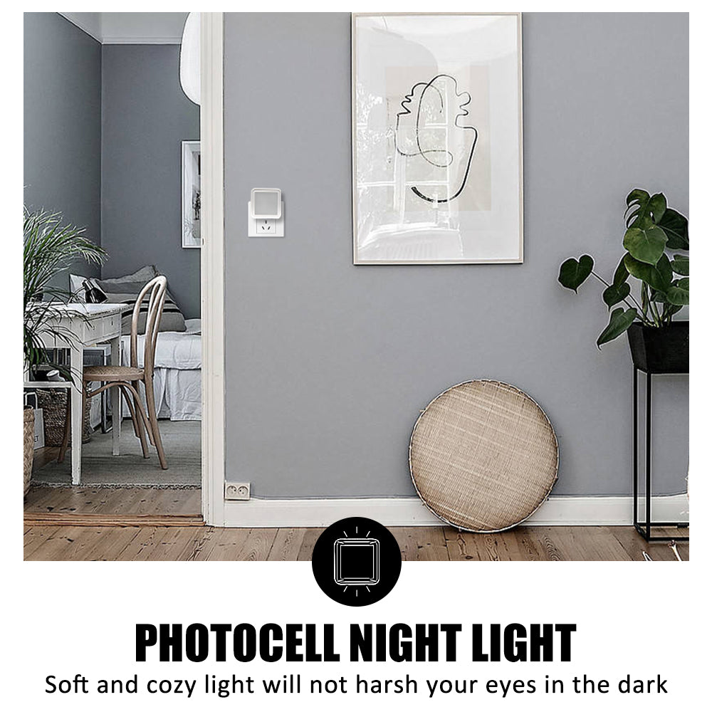 Compact And Portable Photocell LED  Night Light