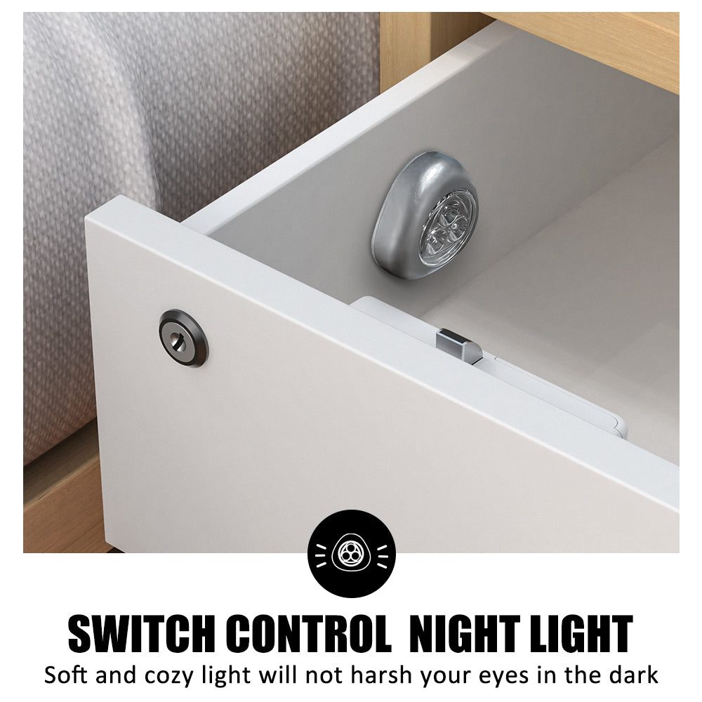 Switch Control Photocell Wireless Stick-On Portable Night Light