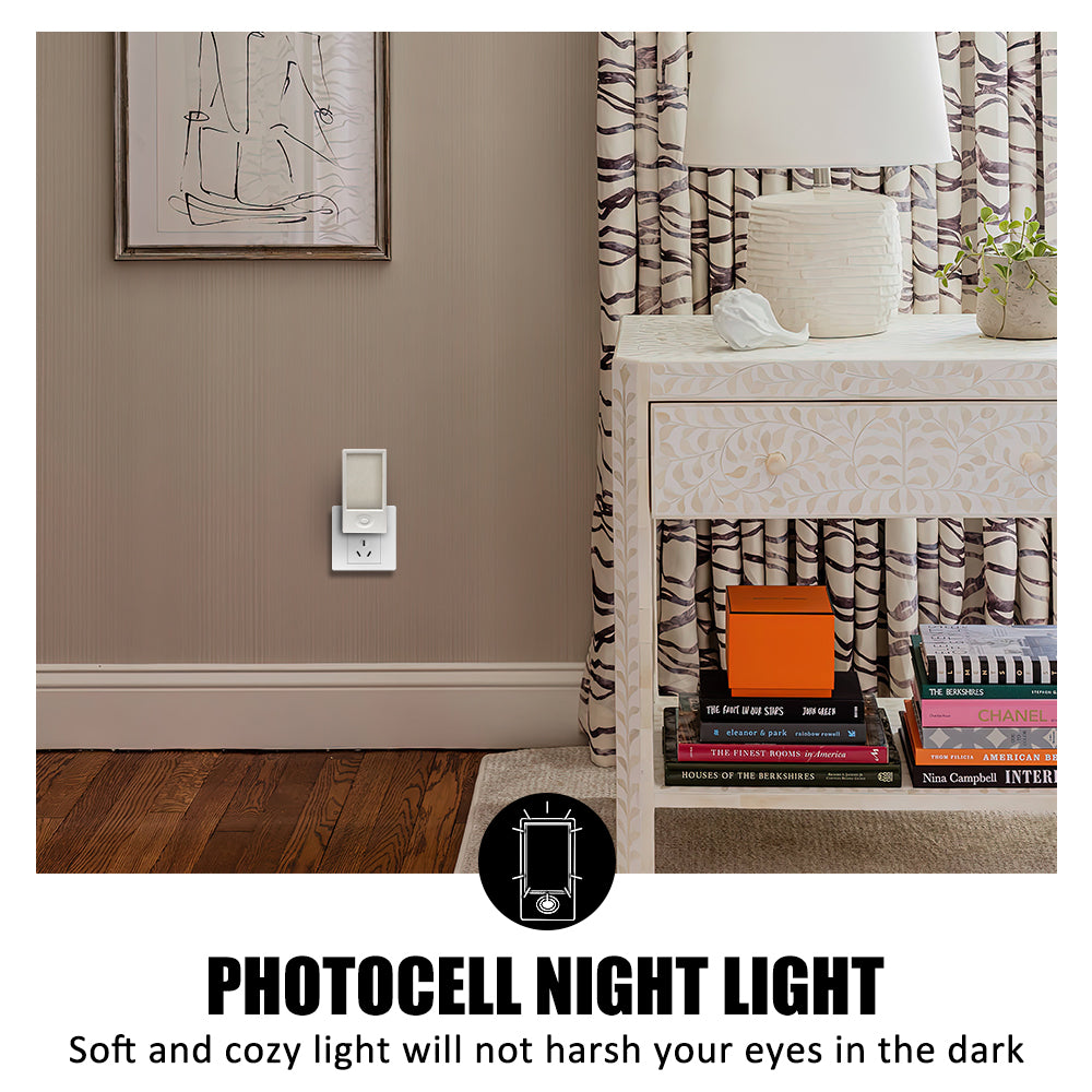 Photocell Control Landscape Painting Night Light