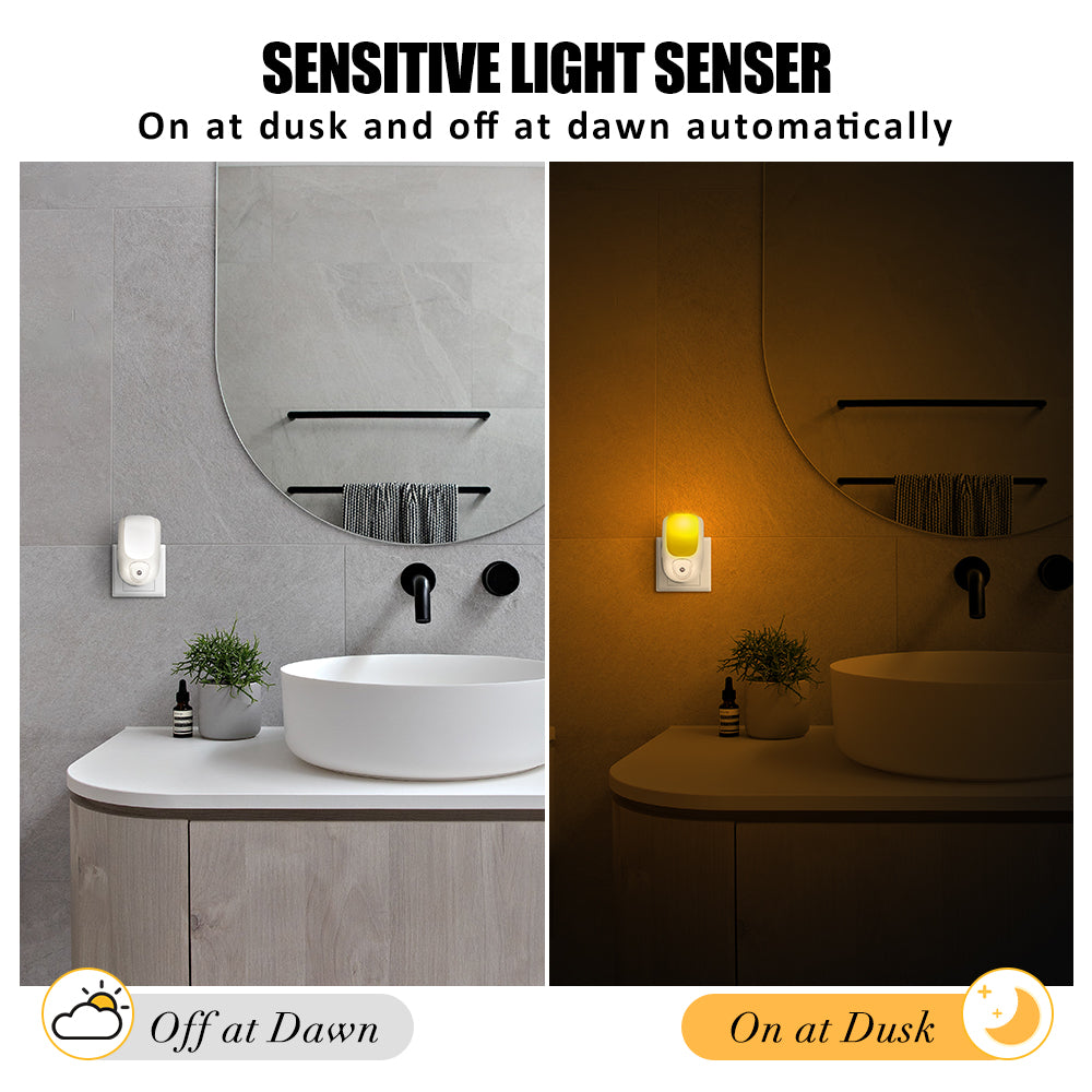 Five Color Changing Photocell Night Light