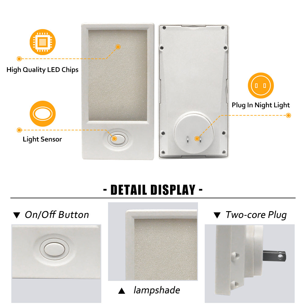 Photocell Control Landscape Painting Night Light