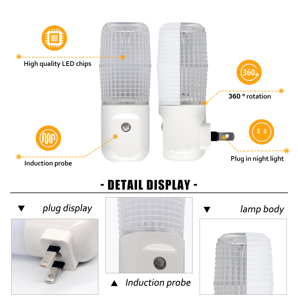 Emotionlite Plug in Night Light Neutral White LED Night Light