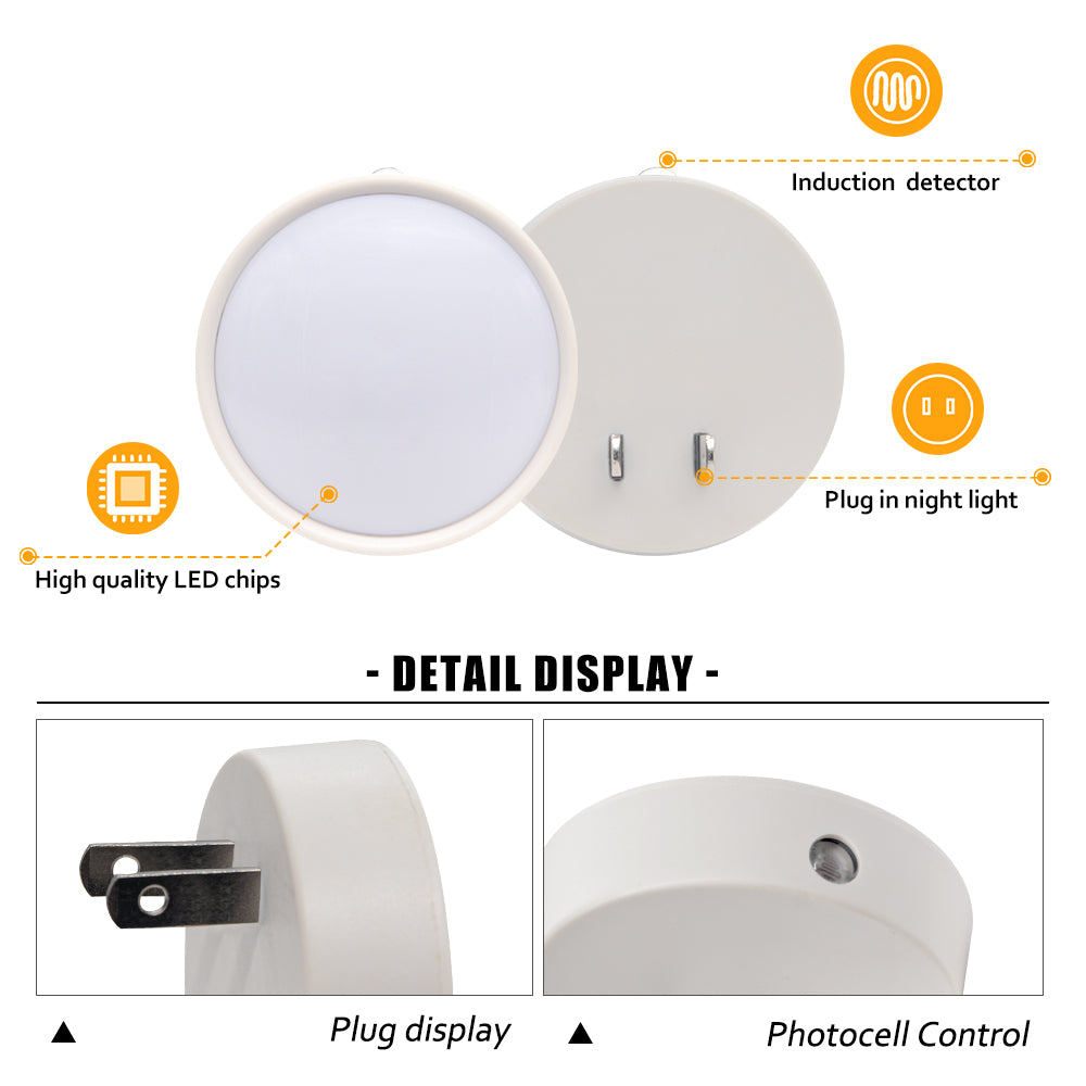 Photosensitive Sensing LED Night Light