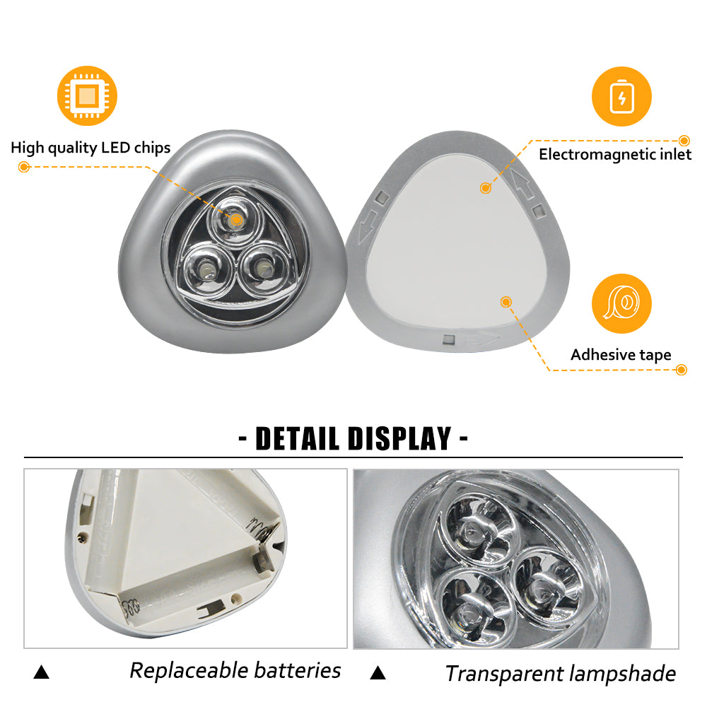 Switch Control Photocell Wireless Stick-On Portable Night Light