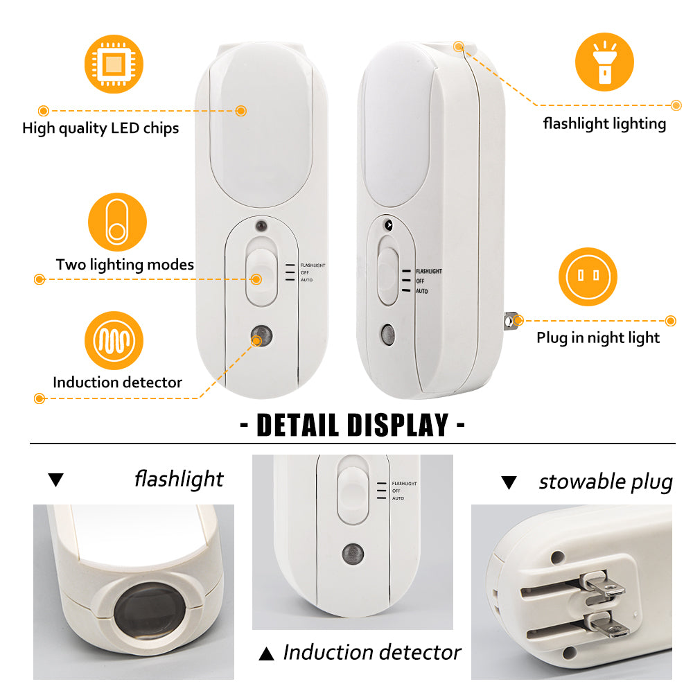 Induction Detector Flashlight LED Night Light